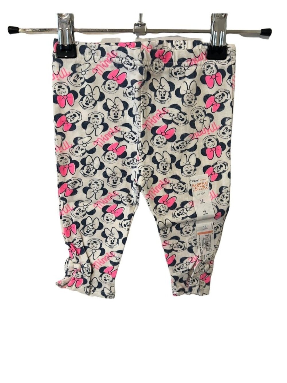 Disney Jumping Beans Minnie Mouse All-Day-Play Leggings w/ Side Bow Size 18M
